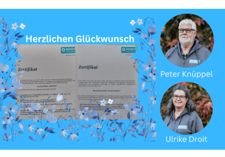 Zwei neue zertifizierte Opferhelfende in Peine